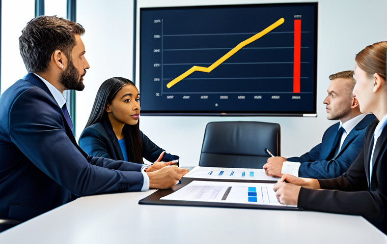 규제 업무와 관련된 직업 윤리 - Fair Competition**
A diverse group of business people at a conference table, reviewing documents. O...